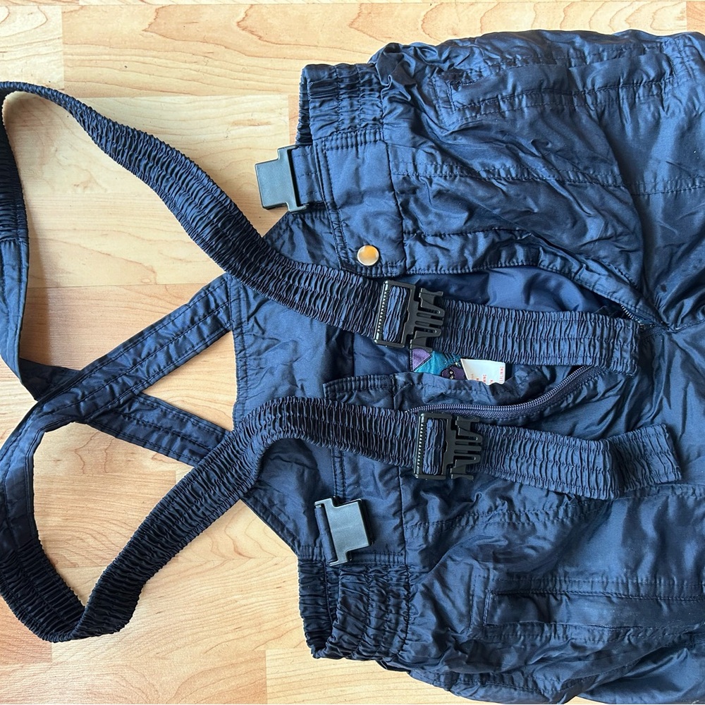 Navy Snow Overalls